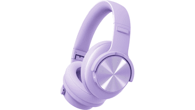 Picun B8 Purple Bluetooth Headphones: 120H, Deep Bass