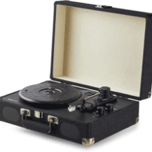 Portable Turntable Record Player with Bluetooth