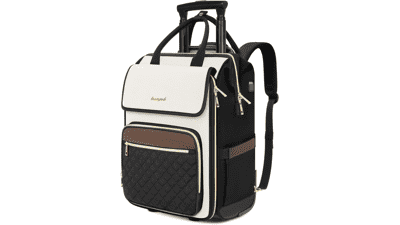 Rolling Laptop Backpack for Women: Travel in Style