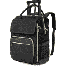 Rolling Laptop Backpack for Women | Wheeled Travel Carry-On