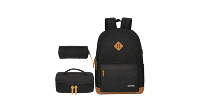 SUPACOOL 3-in-1 Laptop Backpack Set - Black