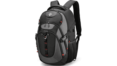 Swissdigital Laptop Backpack: TSA Ready & USB Charging