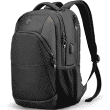 Swissdigital Laptop Backpack: USB Charging, Fits 16" Laptops