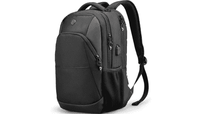 Swissdigital Laptop Backpack: USB Charging, Fits 16