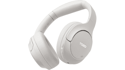 TOZO HT2 Wireless Noise Cancelling Headphones - White