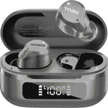 TOZO Hybrid ANC Wireless Earbuds: 59H Playtime & ENC Clear Call
