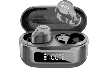 TOZO Hybrid ANC Wireless Earbuds: 59H Playtime & ENC Clear Call