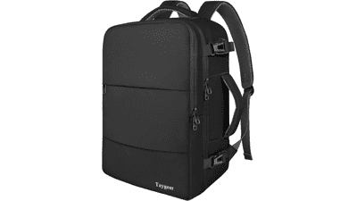 Taygeer 35L Travel Laptop Backpack: Airplane Approved & USB Charging