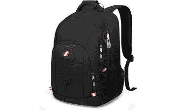 Travel Laptop Backpack: USB Charging, Fits 15.6" Laptops