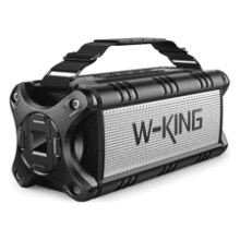 W-KING 90W Peak Bluetooth Speaker: Waterproof, Deep Bass, 40H Play