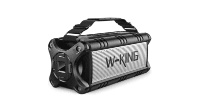 W-KING 90W Peak Bluetooth Speaker: Waterproof, Deep Bass, 40H Play