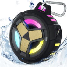 Waterproof Bluetooth Speaker - LED, Portable, Perfect for Outdoors!