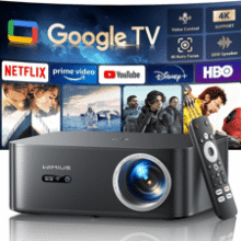 WiMiUS K13 Smart Projector: 4K, WiFi 6, & Voice Control