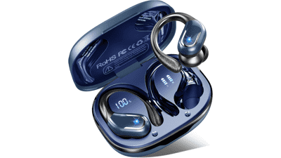 Wireless Earbuds: Bluetooth 5.4, 75H, Noise Canceling, Waterproof