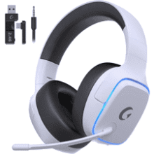 Wireless Gaming Headset - PS5, PS4, PC, Switch - 70H Battery - White