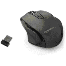Wireless Mouse: Ergonomic, Adjustable DPI - Amazon Basics