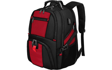 YOREPEK 50L Travel Backpack - Bright Red