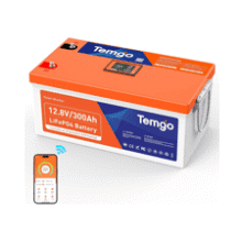 12V 300Ah LiFePO4 Battery - Self-Heating, Bluetooth, 5000+ Cycles