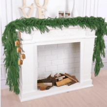 9 FT Artificial Norfolk Pine Christmas Garland