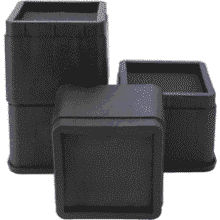 Adjustable Bed Risers - 3 or 6 Inch Heavy Duty Furniture Lifts