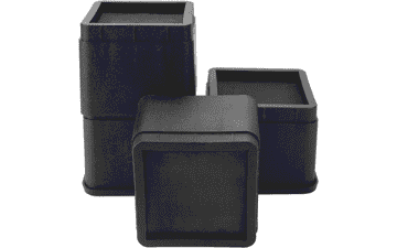 Adjustable Bed Risers - 3 or 6 Inch Heavy Duty Furniture Lifts