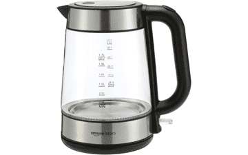 Amazon Basics Electric Kettle: Fast Boil, BPA-Free