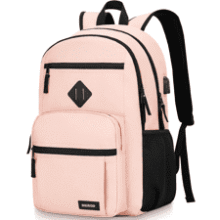 BIKROD Lightweight USB Charging Backpack for Teens