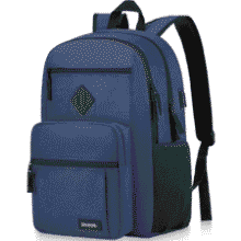 BIKROD School Backpack for Teens with USB Charging Port