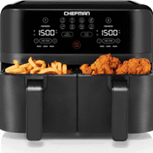 Chefman Dual Air Fryer: Crispy, Healthy Meals Made Easy