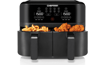 Chefman Dual Air Fryer: Crispy, Healthy Meals Made Easy