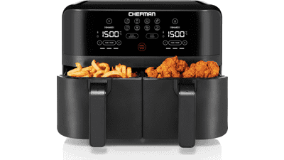 Chefman Dual Air Fryer: Crispy, Healthy Meals Made Easy