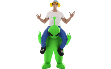 Couple Alien Inflatable Costume - Halloween Blow Up Suit
