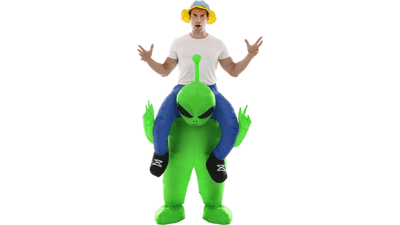 Couple Alien Inflatable Costume - Halloween Blow Up Suit