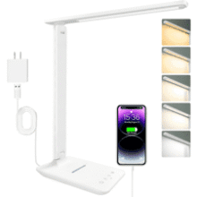 Crown LED Desk Lamp with Wireless Charger