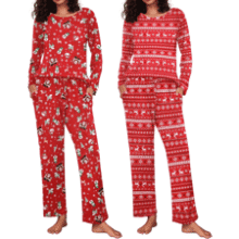 Ekouaer Women's Soft Pajama Set - 2 Pack