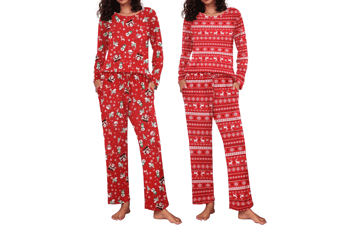 Ekouaer Women's Soft Pajama Set - 2 Pack