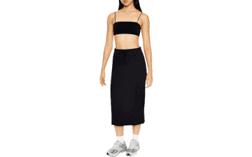 Fleece Cargo Midi Skirt - Women's Forever 21