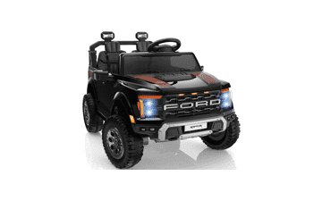 Ford F-150 Raptor 24V Ride-On Truck - Black