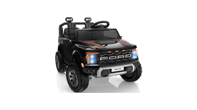 Ford F-150 Raptor 24V Ride-On Truck - Black