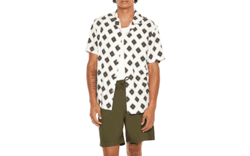Forever 21 Men's Geo Print Shirt