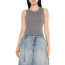 Forever 21 Ribbed Tank Top for Women