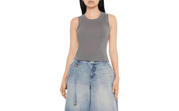 Forever 21 Ribbed Tank Top for Women
