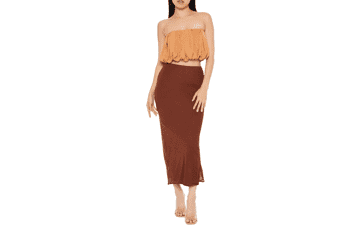 Forever 21 Women's Chiffon Midi Skirt