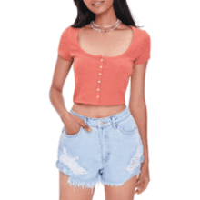 Forever 21 Women's Crop Top