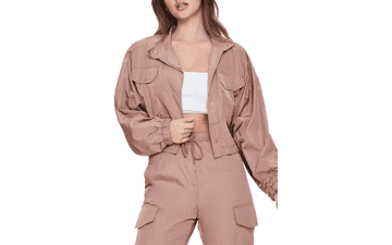 Forever 21 Women's Cropped Windbreaker