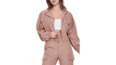 Forever 21 Women's Cropped Windbreaker