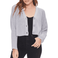 Forever 21 Women's Ribbed Knit Cardigan