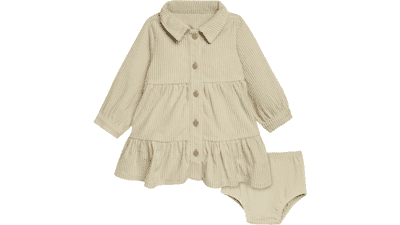 Gerber Baby Girls' Corduroy Dress Set