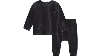 Gerber Baby Velour Top & Pant Set
