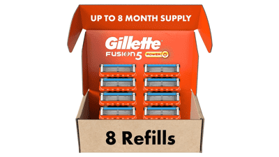 Gillette Fusion5 Power: 8 Razor Blades Refills